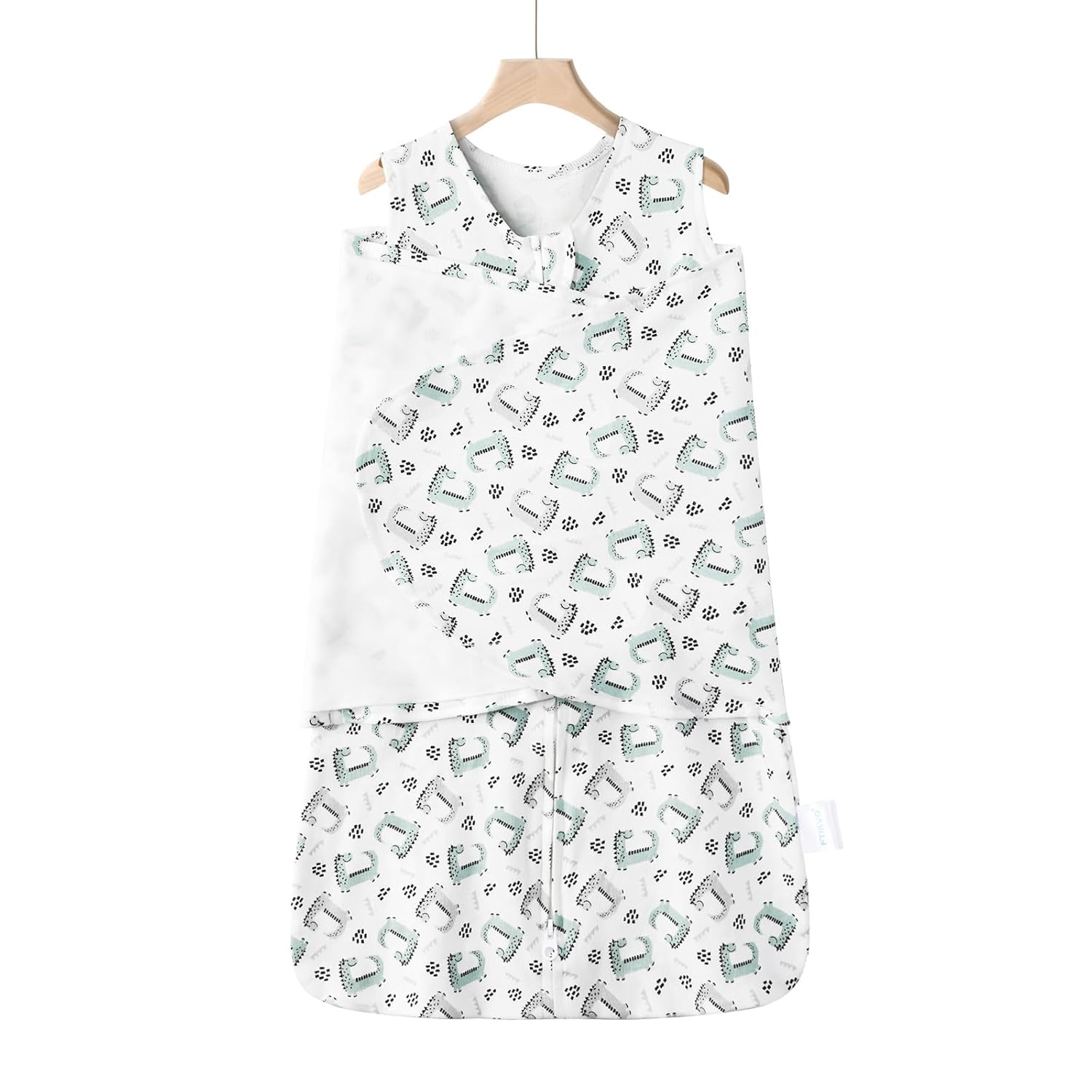 Swaddle-Blanket Baby Girl & Boy Swaddles Newborn Infant Transition 100% Cotton Wrap Blankets, 3-Way Adjustable Wearable Blanket, TOG 1.0 (Little Monster, 3-6 Month)