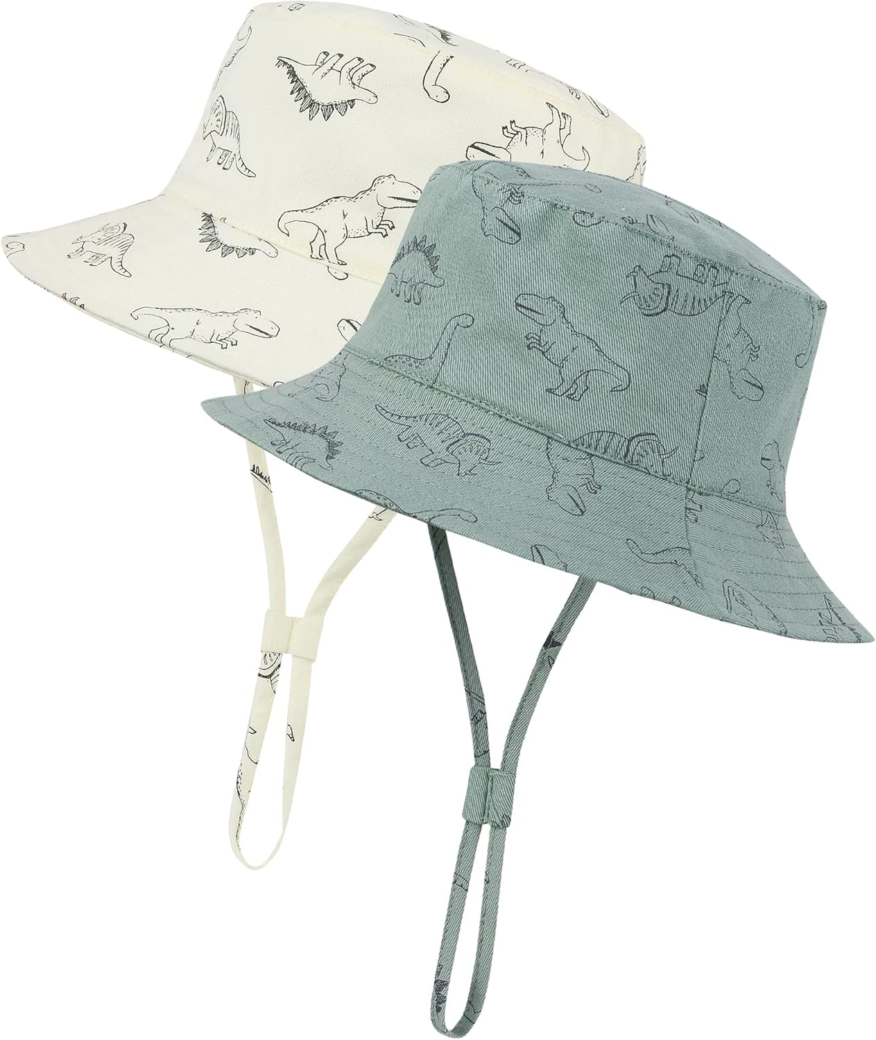 Durio Baby Bucket Sun Hat Toddler Hats Summer Beach Hat UPF 50+ Sun Protection Bucket Hats for Kids Baby Boy Girl Gifts 2Pack