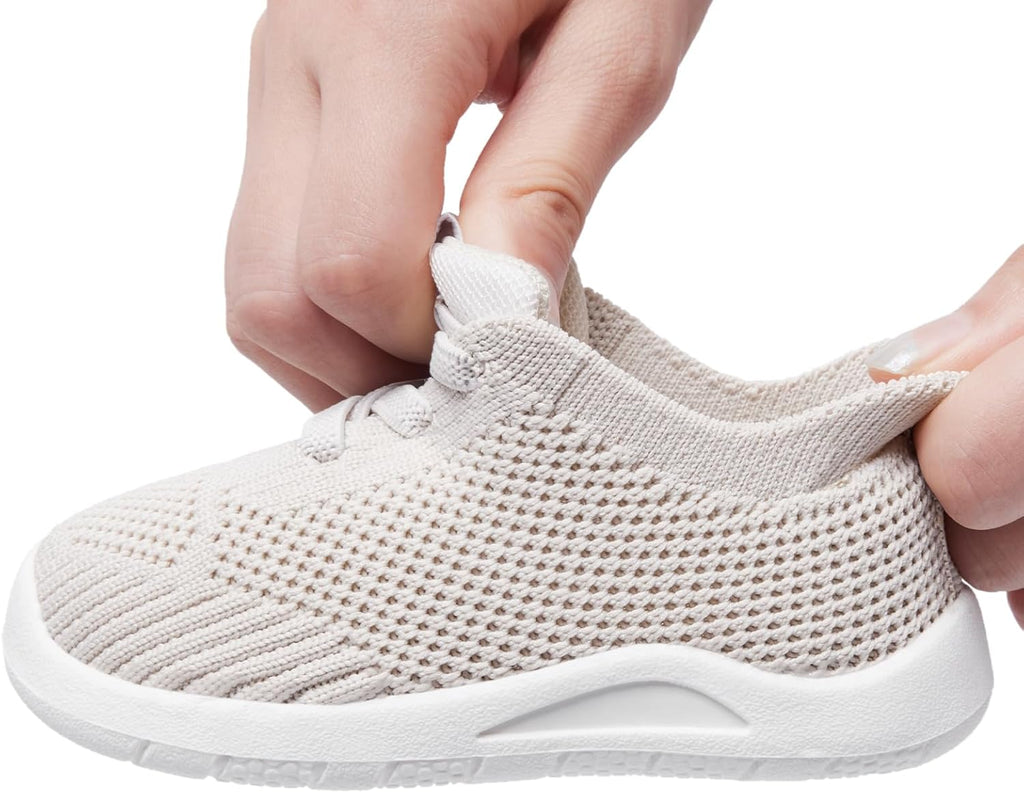 MORENDL Toddler Shoes Baby Walking Sock Shoes Infant Sneakers 0-4 Years Boy Girl Barefoot Tennis Shoe Non-Slip Brethable