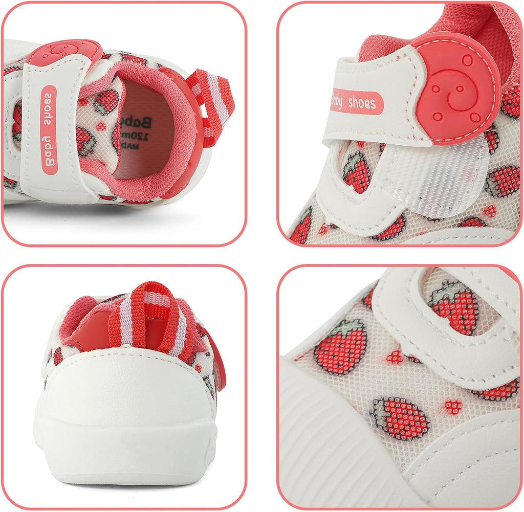 Baby Shoes Boys Girls First Walkers Cute Animals Toddler Sneakers Prewalkers Rubber Sole