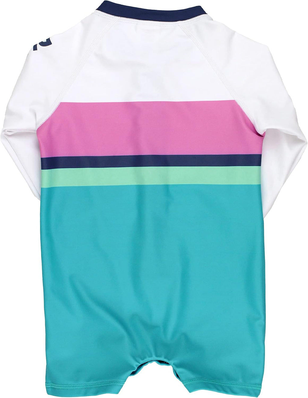 RUGGEDBUTTS Baby/Toddler Boy Swimsuit, One Piece Zipper Rash Guard Sunsuit with UPF 50+ Sun Protection