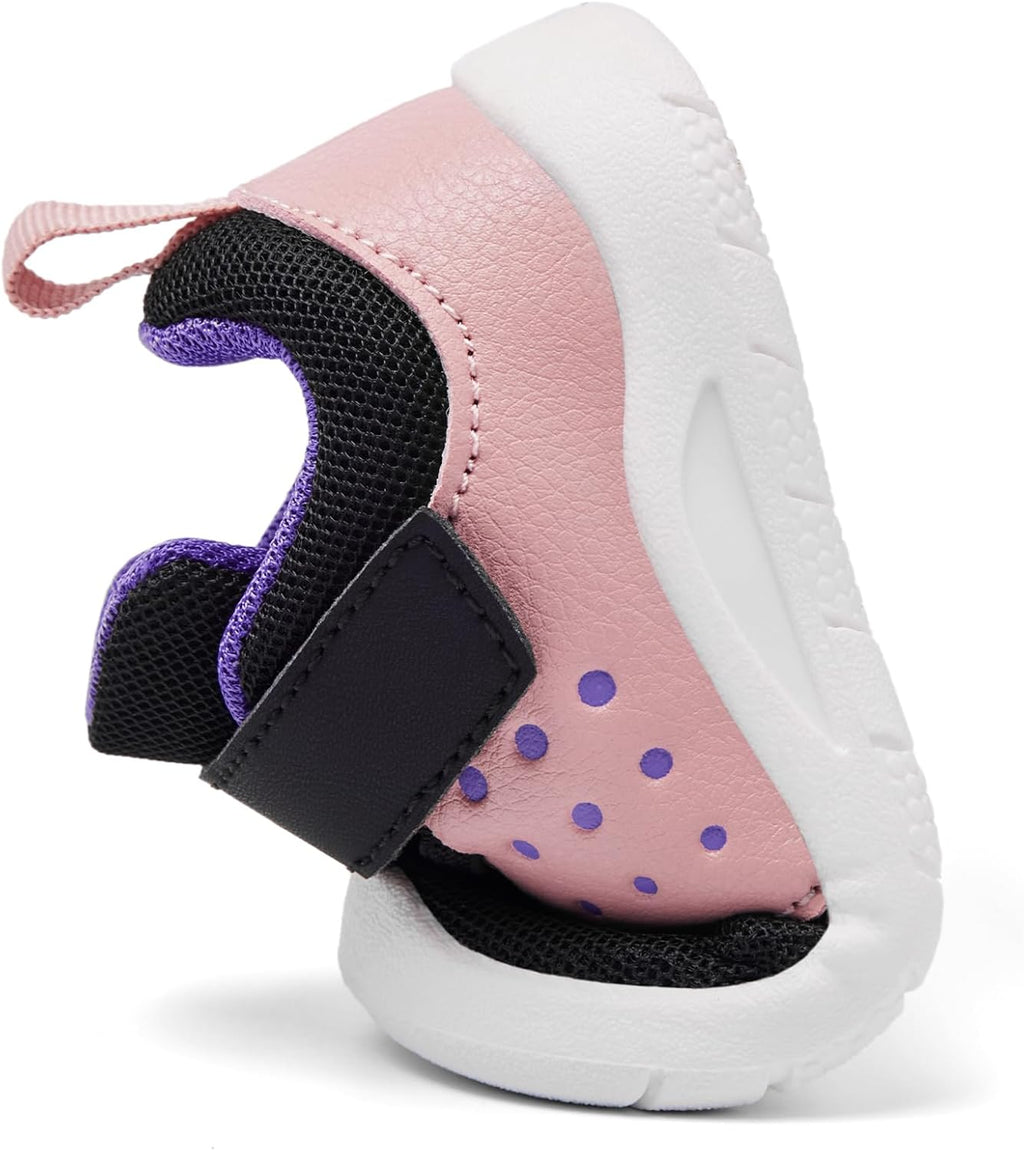 MORENDL Toddler Baby Shoes 0-4 Years Boy Girl Lightweight Breathable Non-Slip Sports Sneakers Running Walking Tennis Barefoot Shoes