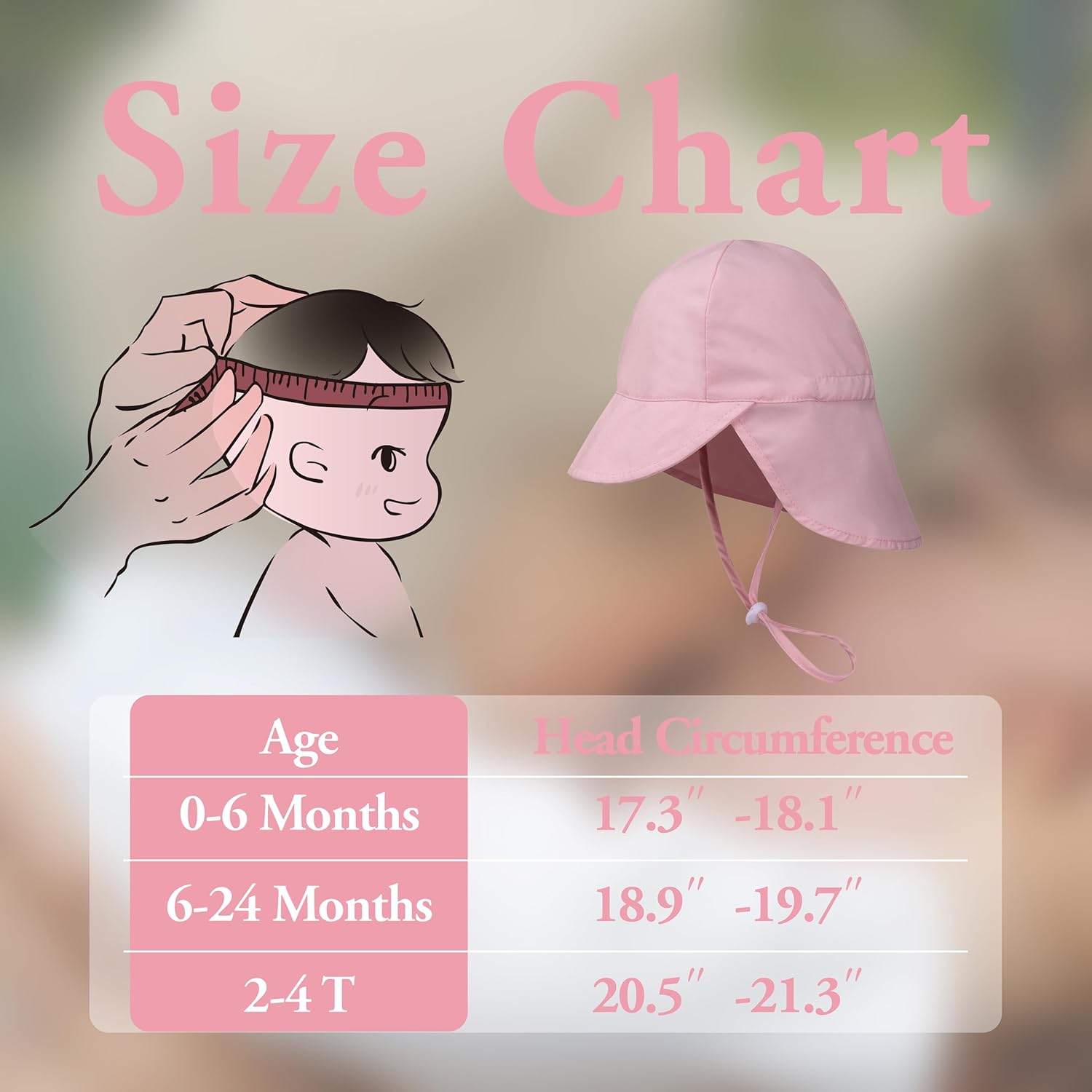2 Pack Baby Sun Hats UPF 50+ Toddler Beach Hat for Girls Boys 0-4 Years
