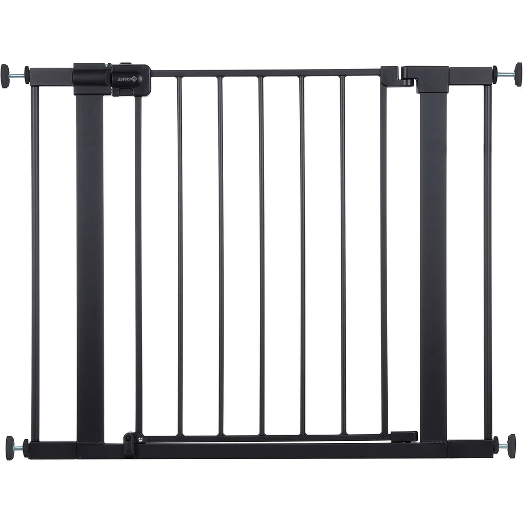 Safety 1st Easy Install 28'' Walk Thru Gate, Fits Between 29'' and 38'', Black, 1-Pack,(GA105CBLK)