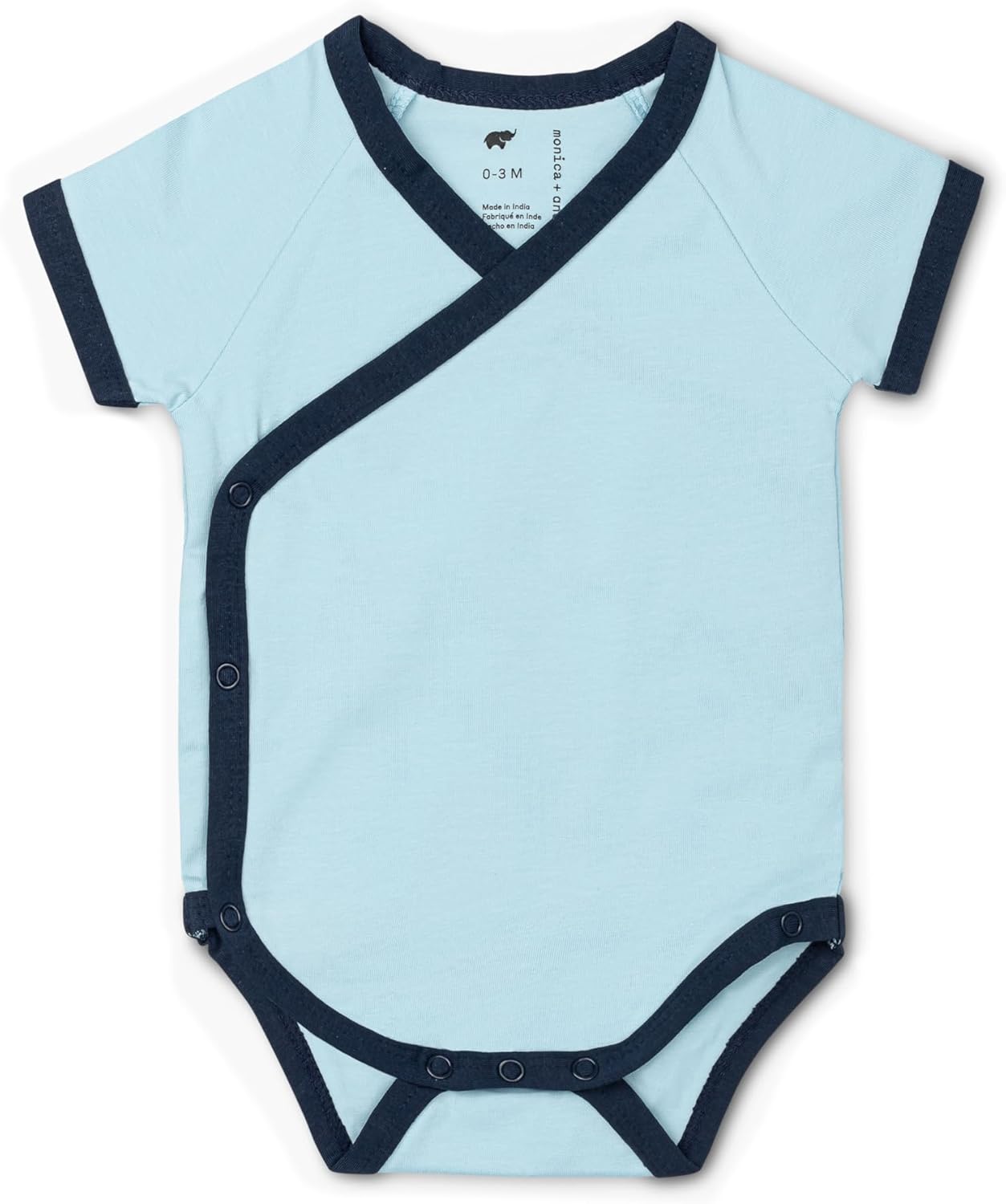 MONICA + ANDY Baby Organic Short Sleeve Lucky Bodysuit