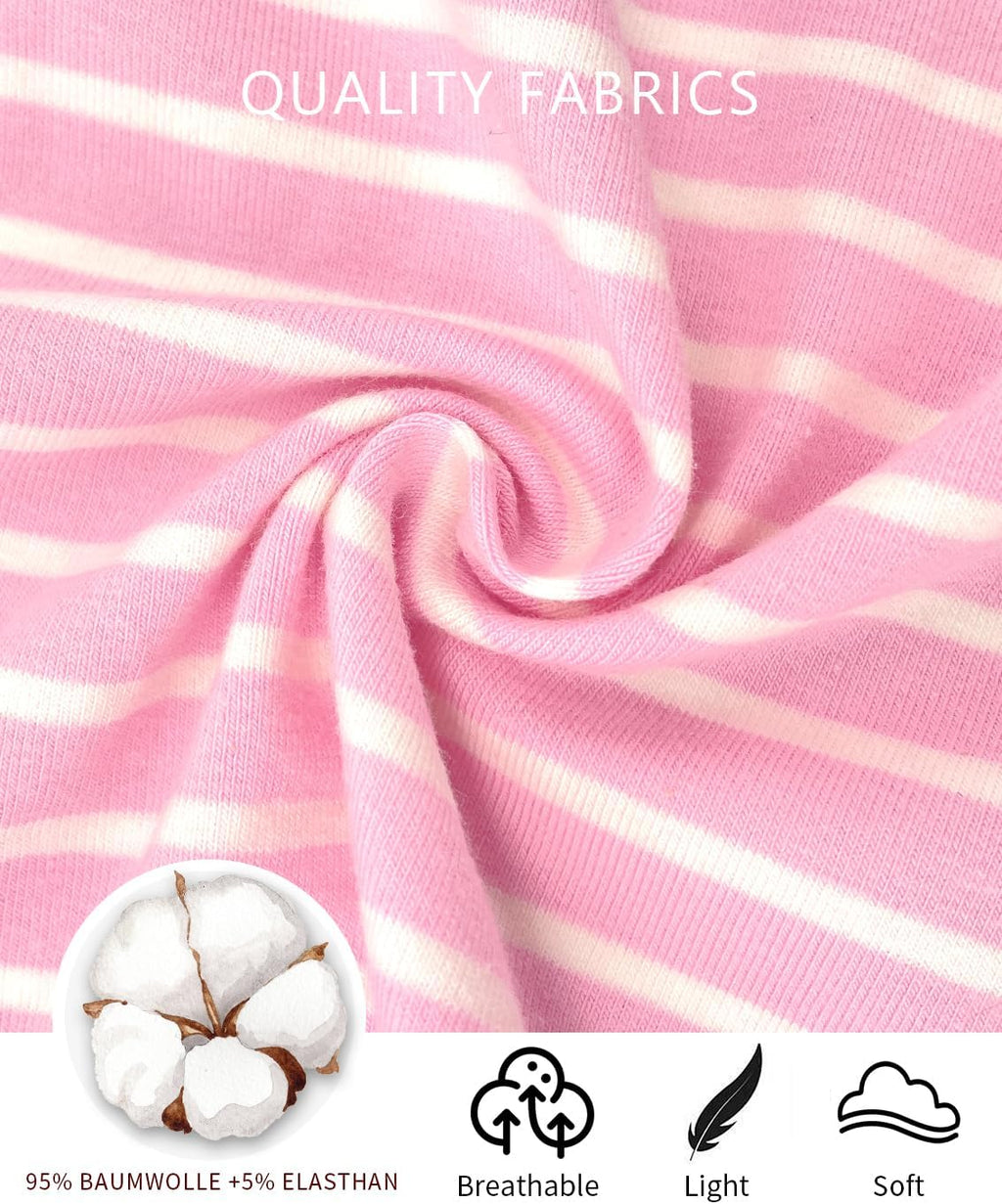 Jimonda Baby Rompers Cotton Baby Boys Baby Girls Short Sleeve Sleepers Pjs Two Way Zipper One-piece Neutral Sleep and Play