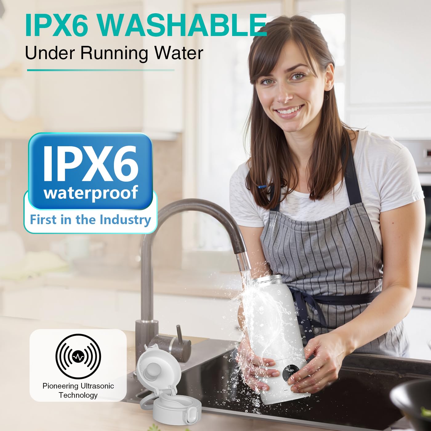 Koalababy Portable Bottle Warmer for Travel – Baby Bottle Warmer with Fast Heating, 17oz Large Capacity Milk Warmer for Breastmilk, Formula, Water, IPX6 Washable, for Car, Airplane & Outdoor Travel