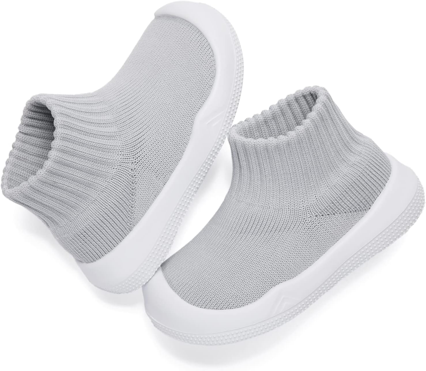 Eashi Baby Boy Girl Non-Skid Indoor Infant Walking Shoes Breathable Warm Elastic Sock Shoes with Memory Sole Protect Toes Outdoor Sneakers