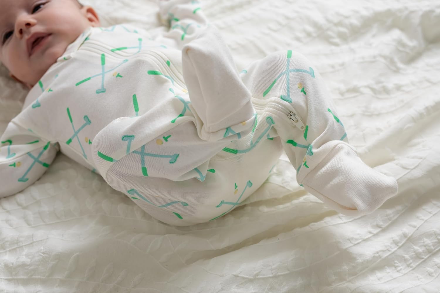 MONICA + ANDY Baby Organic One-Piece Baby Pajamas