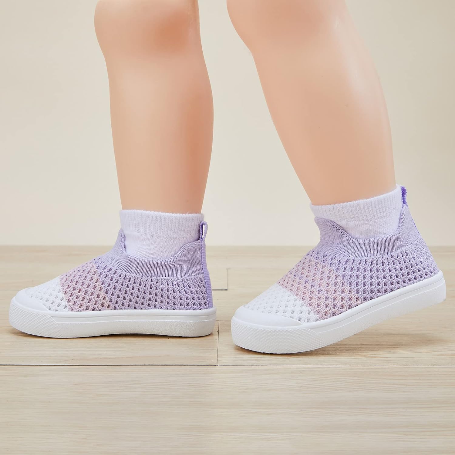 BMCiTYBM Baby Sneakers Girls Boys Lightweight Breathable Mesh First Walkers Shoes 6-24 Months