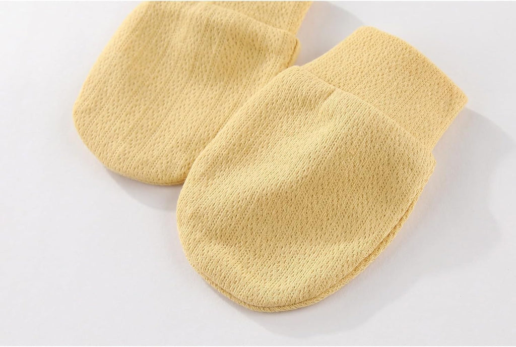 5 Pairs Baby Not Scratch Mittens 0-6 Months New Born Boy Girl Gloves Cute Infant Accessories