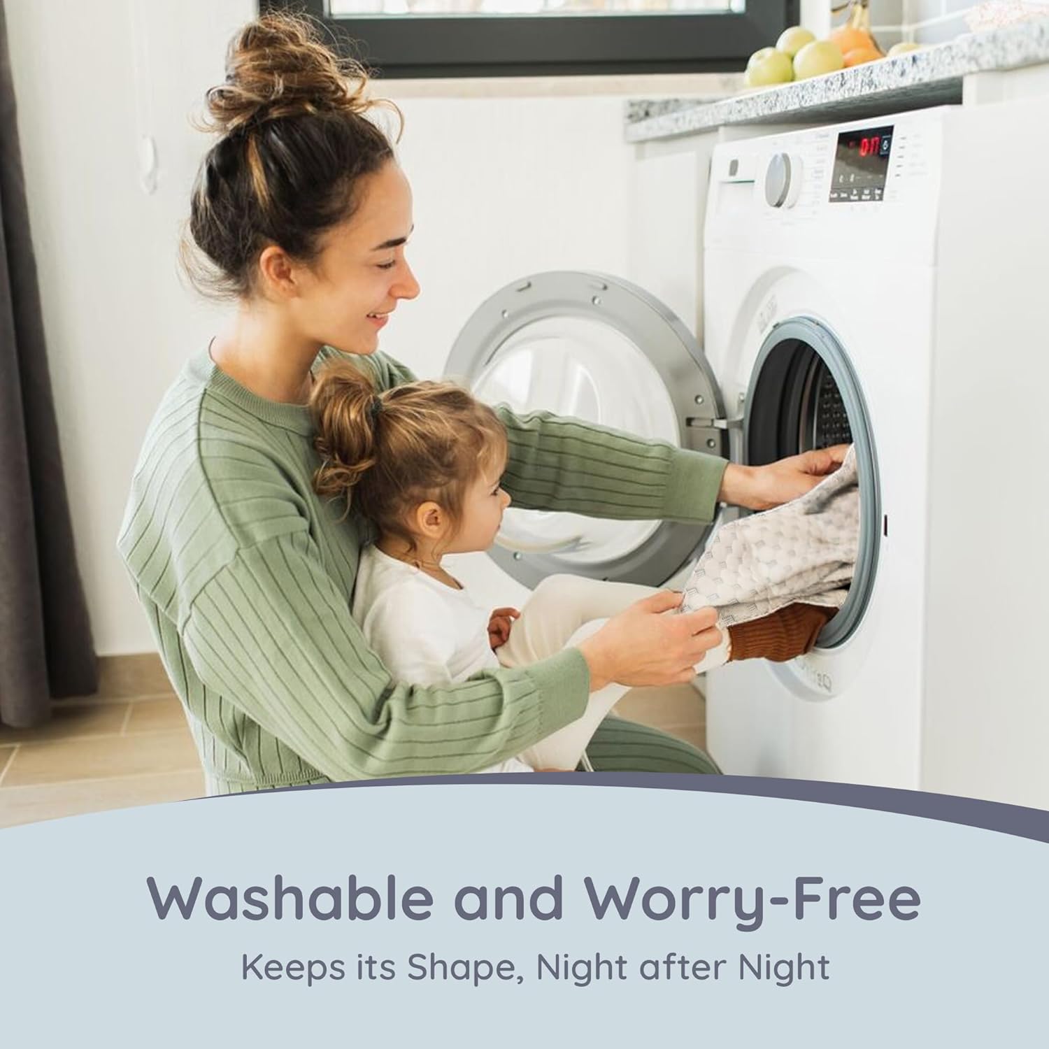 Lussi & Company Toddler Pillow 2 Year Old-13x19 Toddler Pillow - Pillow Protector-Toddler Pillows for Sleeping-Kids Pillow-Travel Pillows-Ergonomic Pillows for Kids-Patent Pending (White)