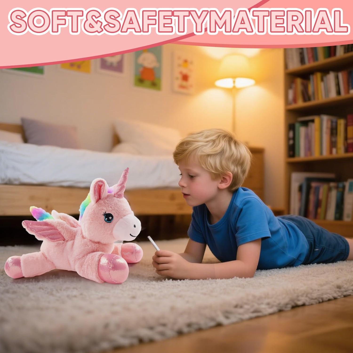 Sew Butiful Unicorn Stuffed Animal, 12in/30cm, Cute Plushies for Girls,Stuffed Unicorn Plush Birthday Gifts Soft Plush Toys Set for Baby, Toddler, Girls, Kids,Decor