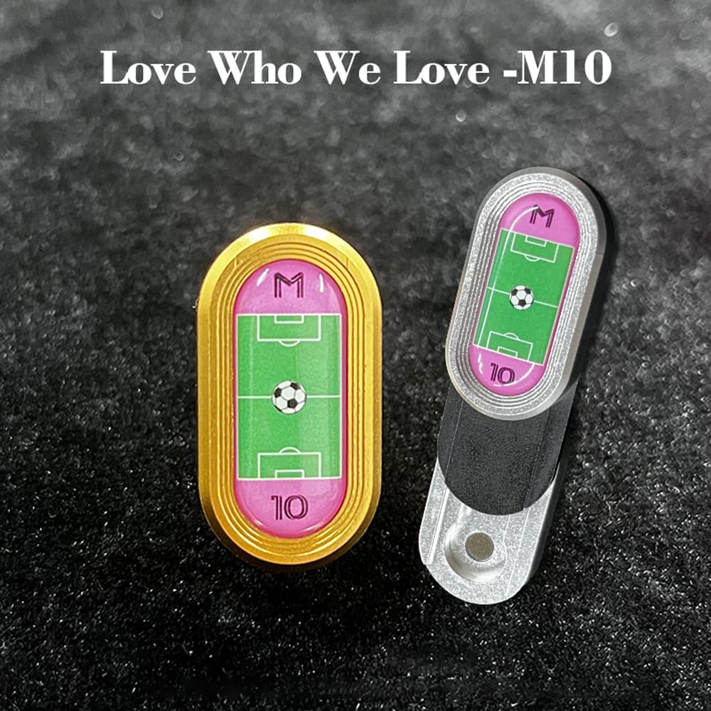 STONESTAR CP3 Fidget Slider - Football Legends No. 10 Aluminum Alloy Magnetic Metal Fidget Slider, EDC Fidget Toy for Adults, Helps Relieve ADHD/Anxiety/Stress (Silver)