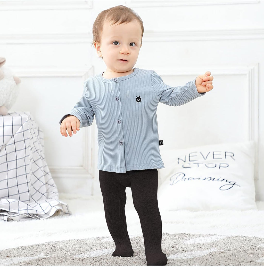 American Trends Baby Tights Non Slip Skid Baby Girl Tight Toddler Stocking Pants Cable Knit Infant Leggings