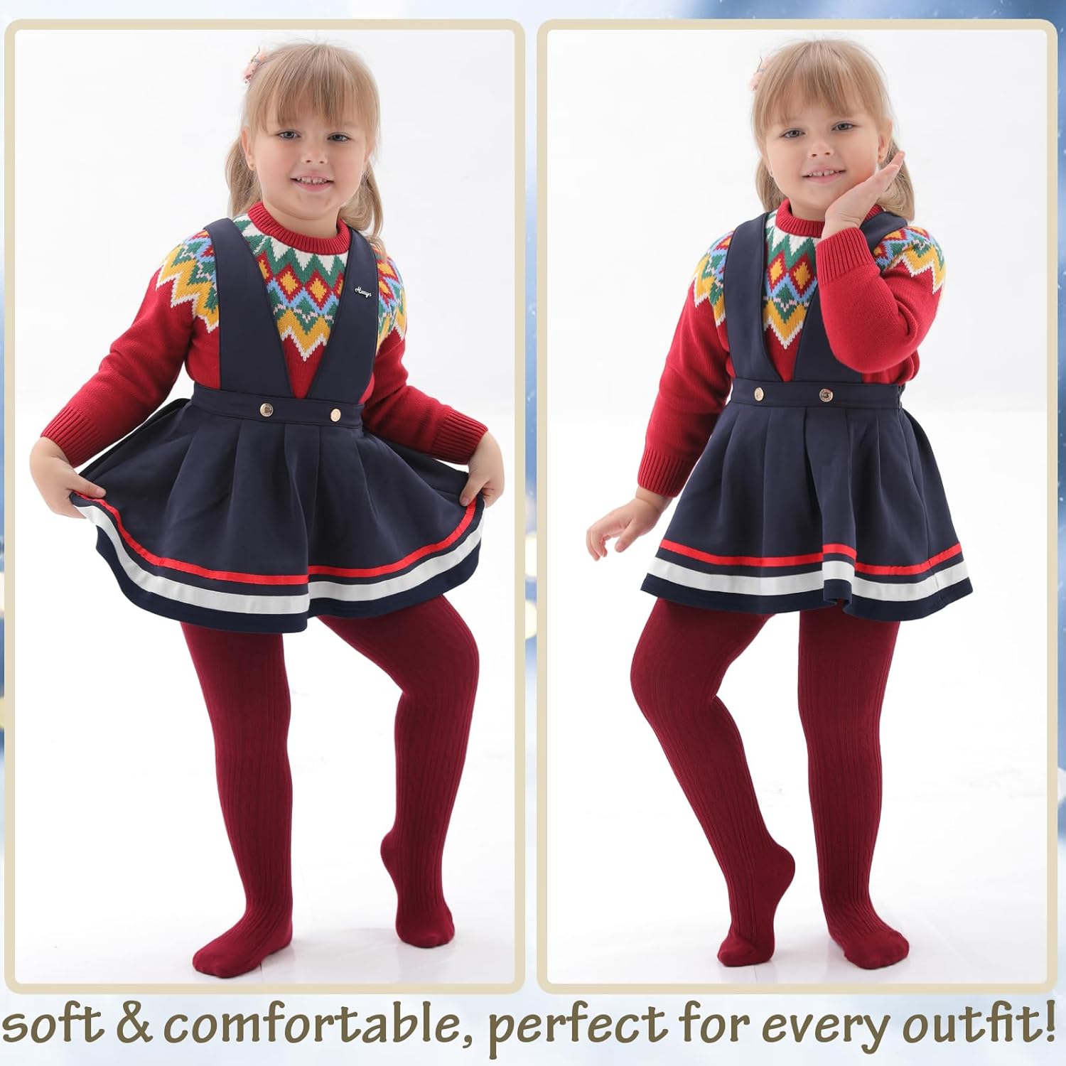 Mini angel Baby Tights Toddler Girl Tights Seamless Cable Knit Leggings Soft Cotton Stockings Pantyhose 3/4/5 Pack