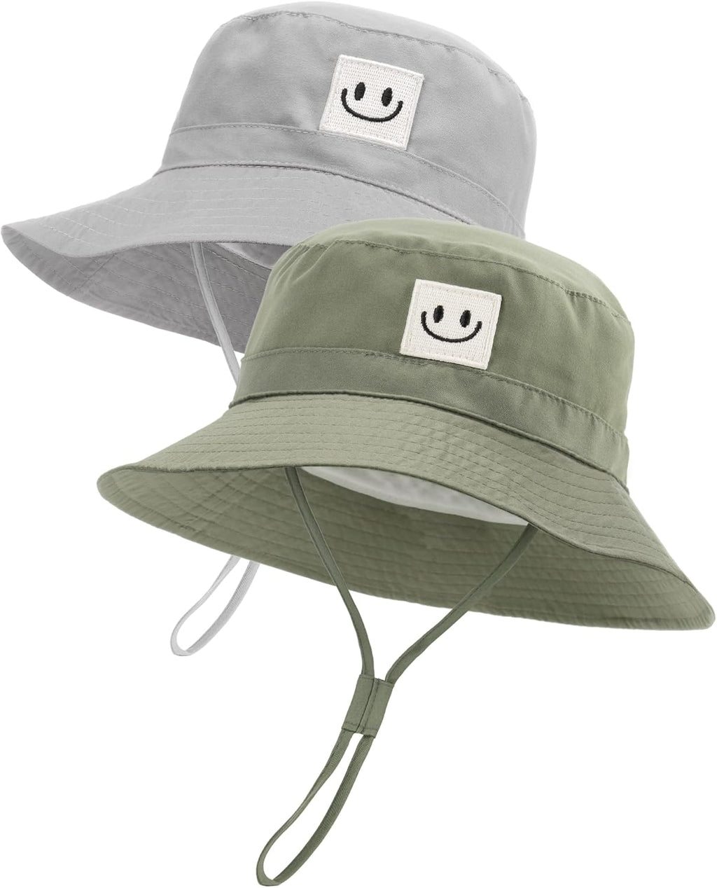 FURTALK Baby Sun Hat Smile Face Toddler Boys Girls Bucket Hat 0-5 Years Kids UPF 50+ Sun Protection Summer Hats