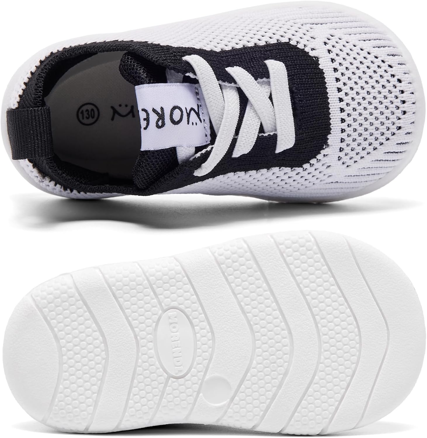 MORENDL Toddler Shoes Baby Walking Sock Shoes Infant Sneakers 0-4 Years Boy Girl Barefoot Tennis Shoe Non-Slip Brethable