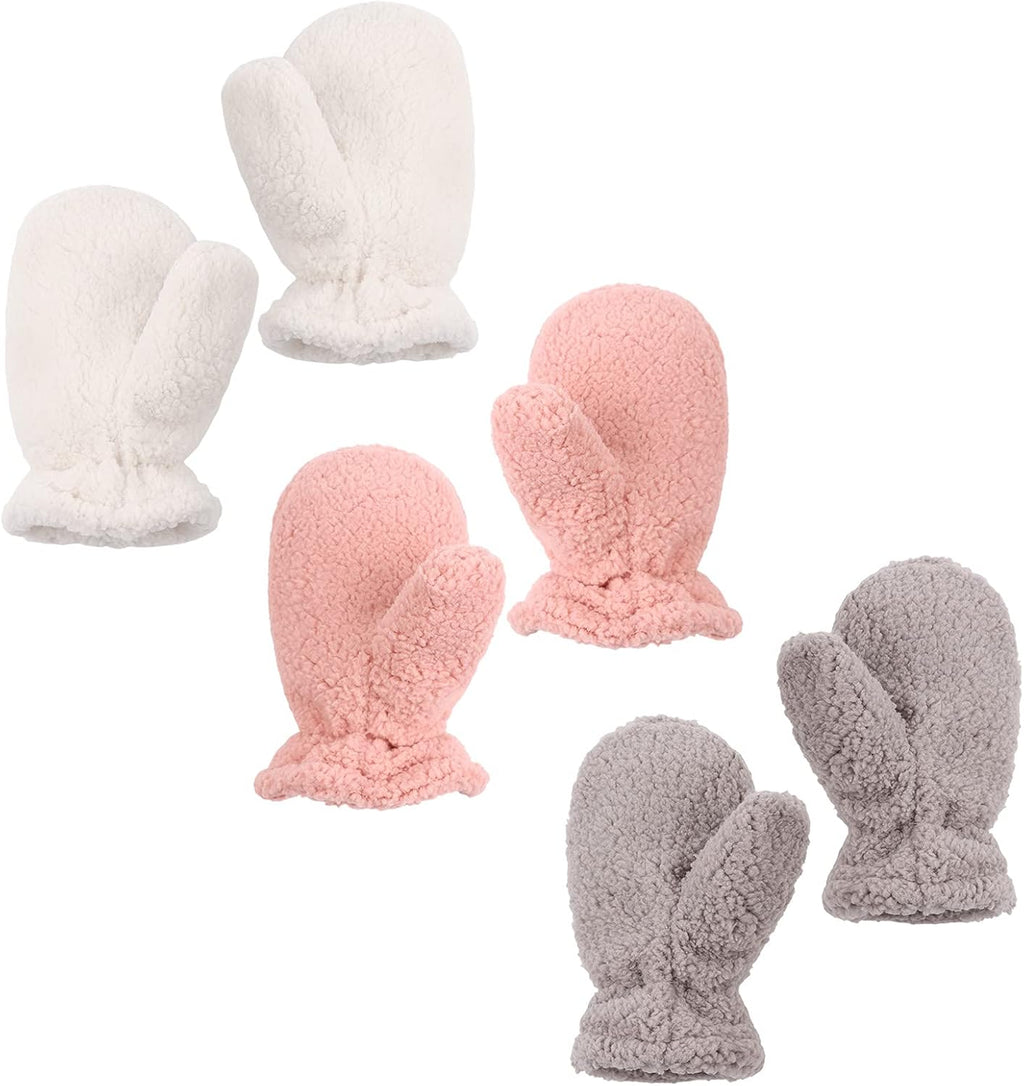 Zsedrut Baby Boys Winter Glove Warm Toddler Infant Girls Mittens Fleece Lined Gloves 1-7 Years