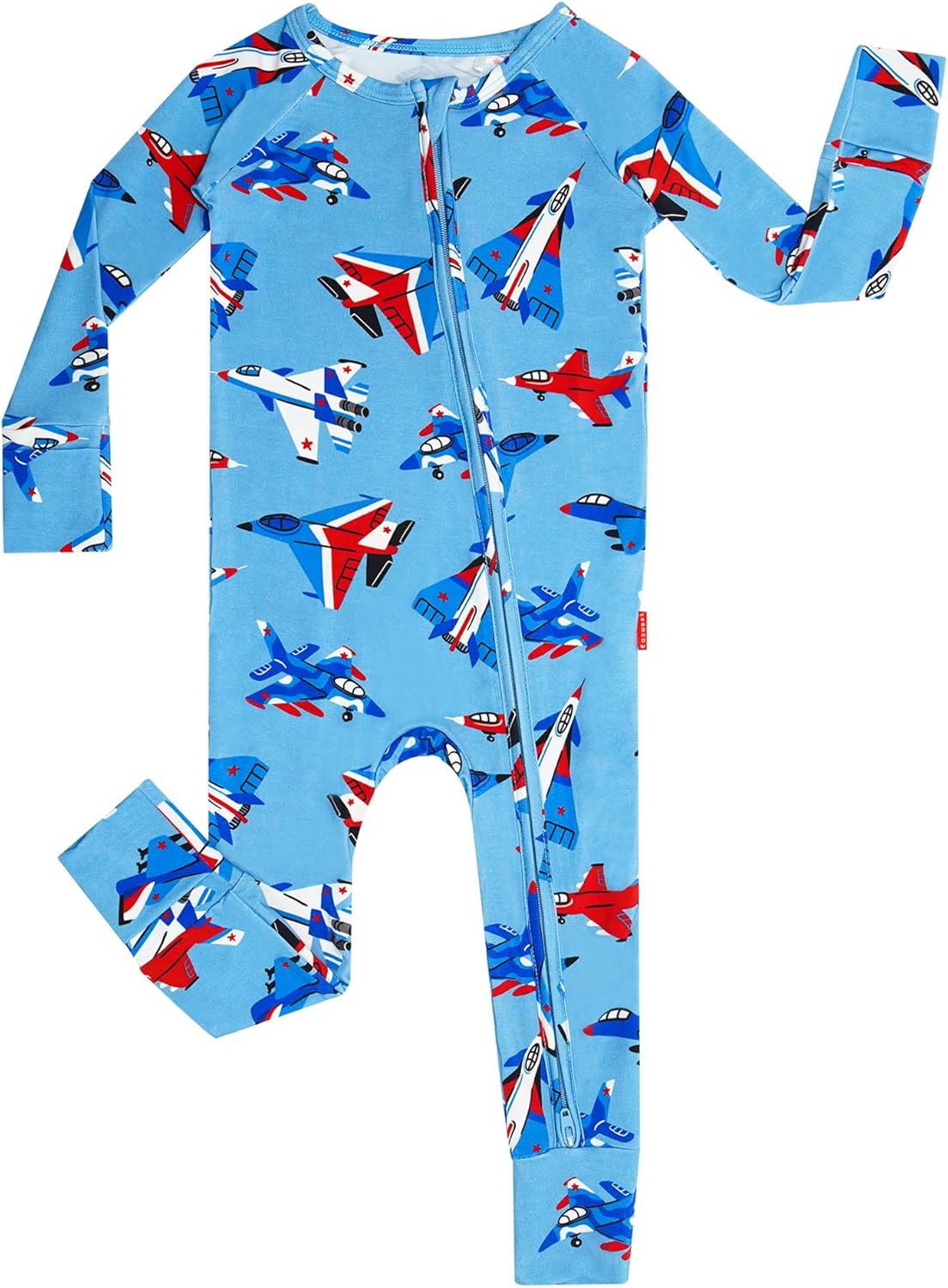 Baby One-Piece Romper Footless Bamboo Viscose Pajamas Sleepers for Baby Boys and Girls