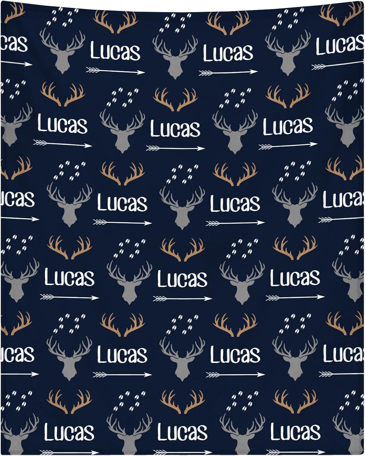 Personalized Baby Blanket with Name, Custom Baby Blanket for Boys or Girls, Soft Flannel Throw for Newborns & Kids