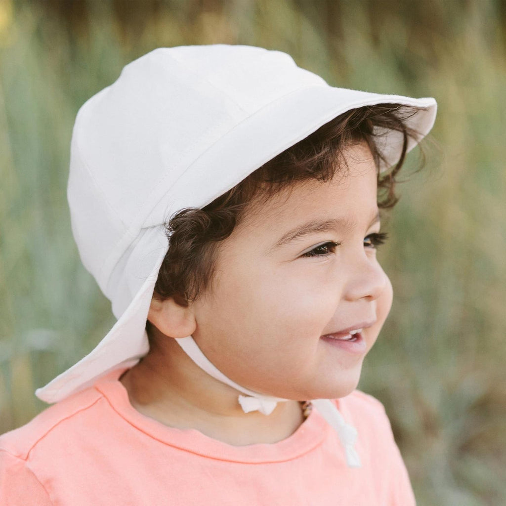 JAN & JUL Sun Soft Baby Cap | Cotton Neck Flap Hat for Littles