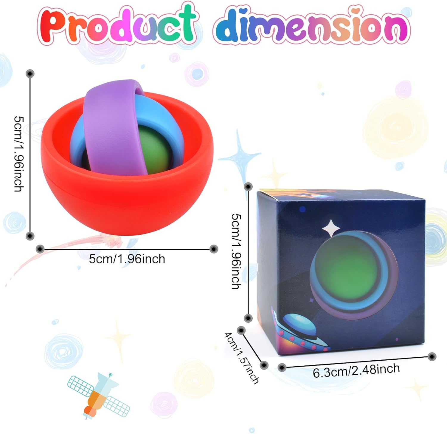 Fidget Toys for Adults, Fidget Stocking Stuffers for Adults, Gifts for Boys Girls Teens Kids Christmas New Year, ADHD Autism Stress Relief Finger Toys