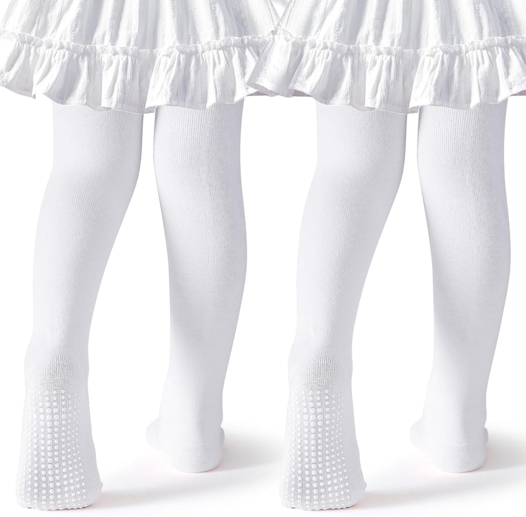 Baby Tights Non Slip Toddler Stockings Tights with Grippers Seamless Soft Cotton Knit Leggings Newborn