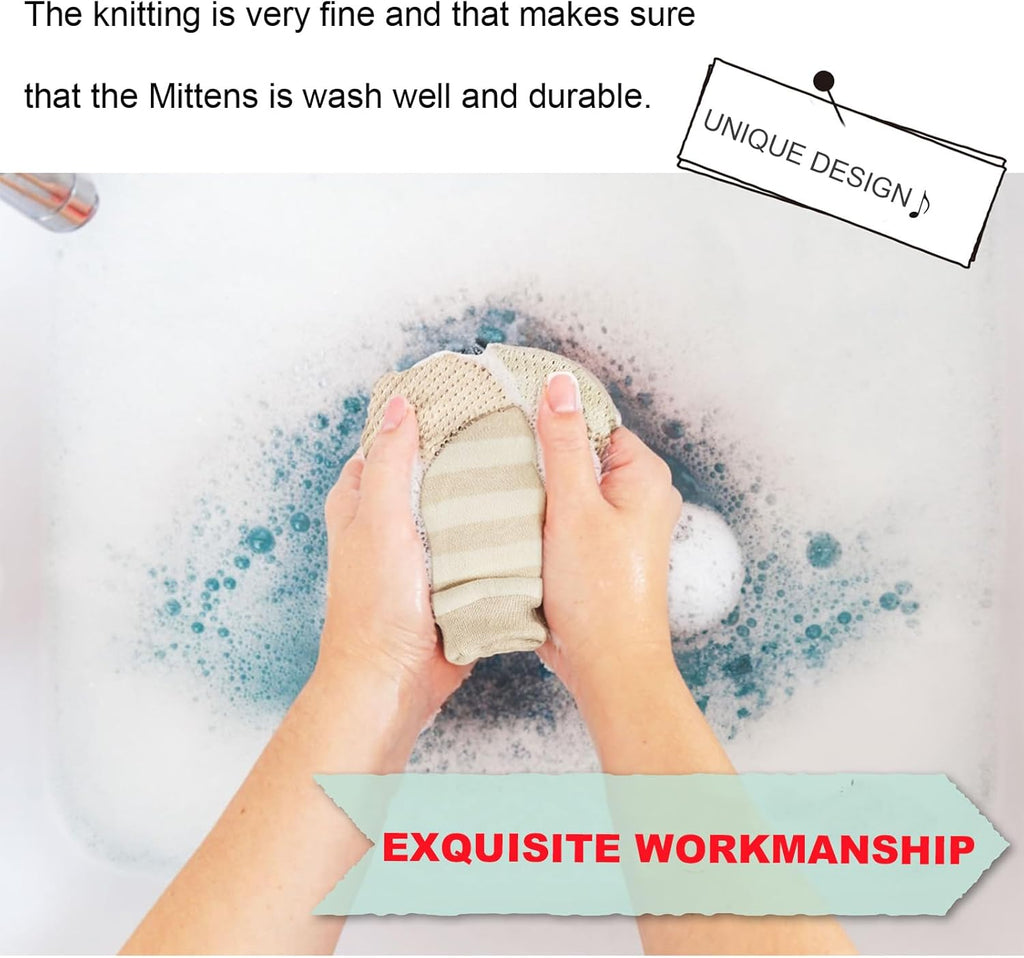 Newborn Mittens No Scratch 100% Cotton Mitts Boy Girl baby mittens 0-6 months 6 Pack