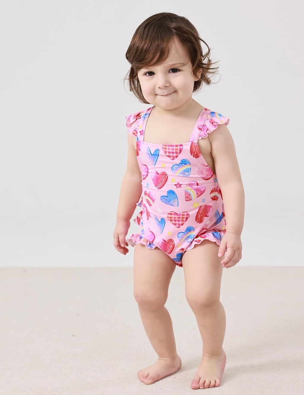 Bamboo Viscose Baby Romper Infant Girl Ruffle Sleeveless Newborn Baby Girl Bodysuit