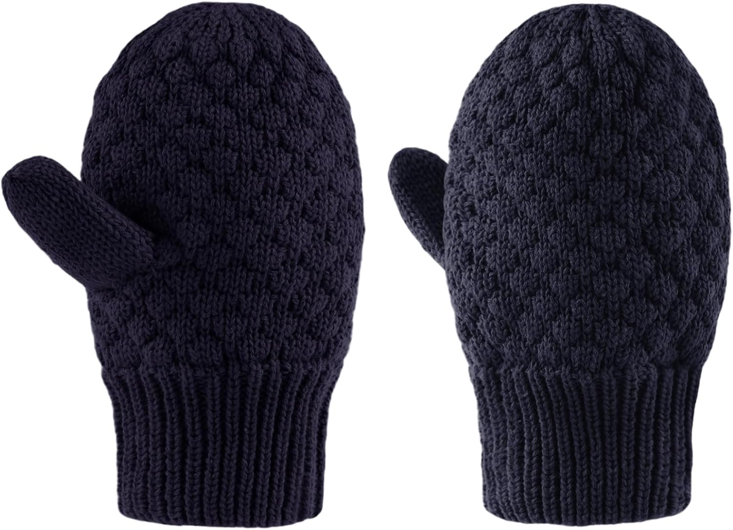 Baby Knit Mittens Toddler Boys Girls Gloves Winter Infant Newborn No Scratch Mitten 0-3 Years