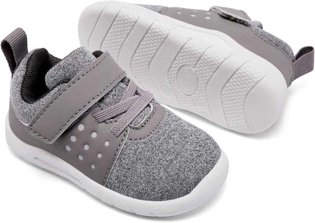 MORENDL Toddler Baby Shoes 0-4 Years Boy Girl Lightweight Breathable Non-Slip Sports Sneakers Running Walking Tennis Barefoot Shoes