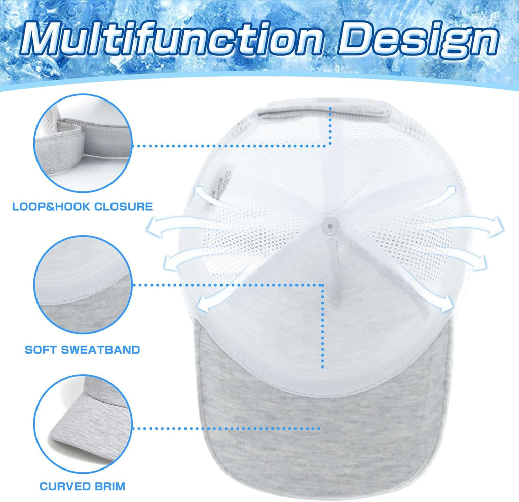 Duoyeree Toddler Baseball Cap Baby Cap Sun hat Print Dinosaur Pattern and Solid Color hat Kids boy Girl Age 0-8t