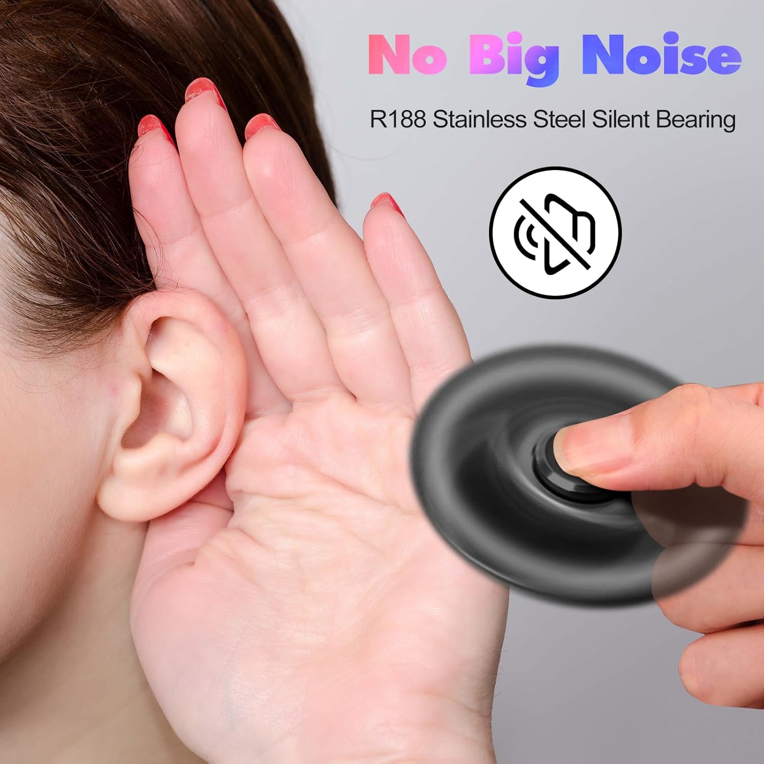 Fidget Spinners Toy, 3-8 Min Spins Time Stainless Steel Bearing Metal Fidget Spinner, EDC ADHD Stress Anxiety Relieves Fidgets Finger Toys, Novelty Toy for Kids and Adults