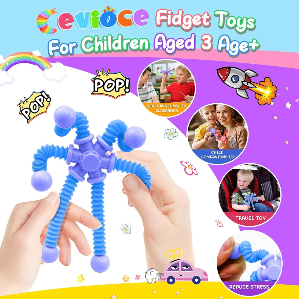 Cevioce Fidget Spinners for Kids & Adults 3PCS Fingertip Gyros for Teen Girls Boys 8-12 Years Stress Reliefs Toys for ADHD Astium for Kids TravelToys for Toddlers Ages 3-5 Presents(A)