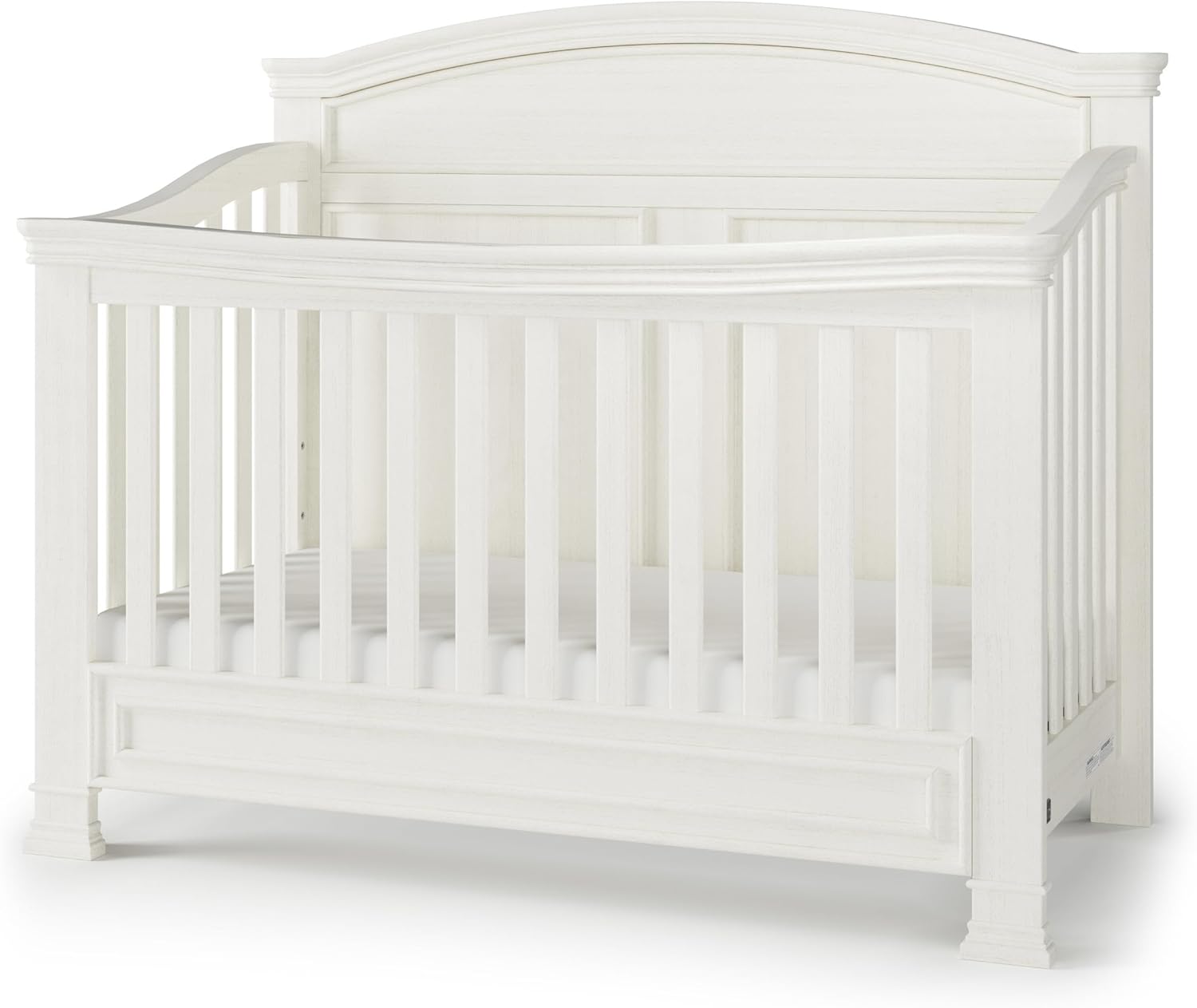 Child Craft Legacy Westgate 4-in-1 Convertible Crib, Baby Crib Converts to Day Bed, Toddler Bed and Full Size Bed, 3 Adjustable Mattress Positions, Baby Safe Finish, Fully Assembled (Vintage Linen)