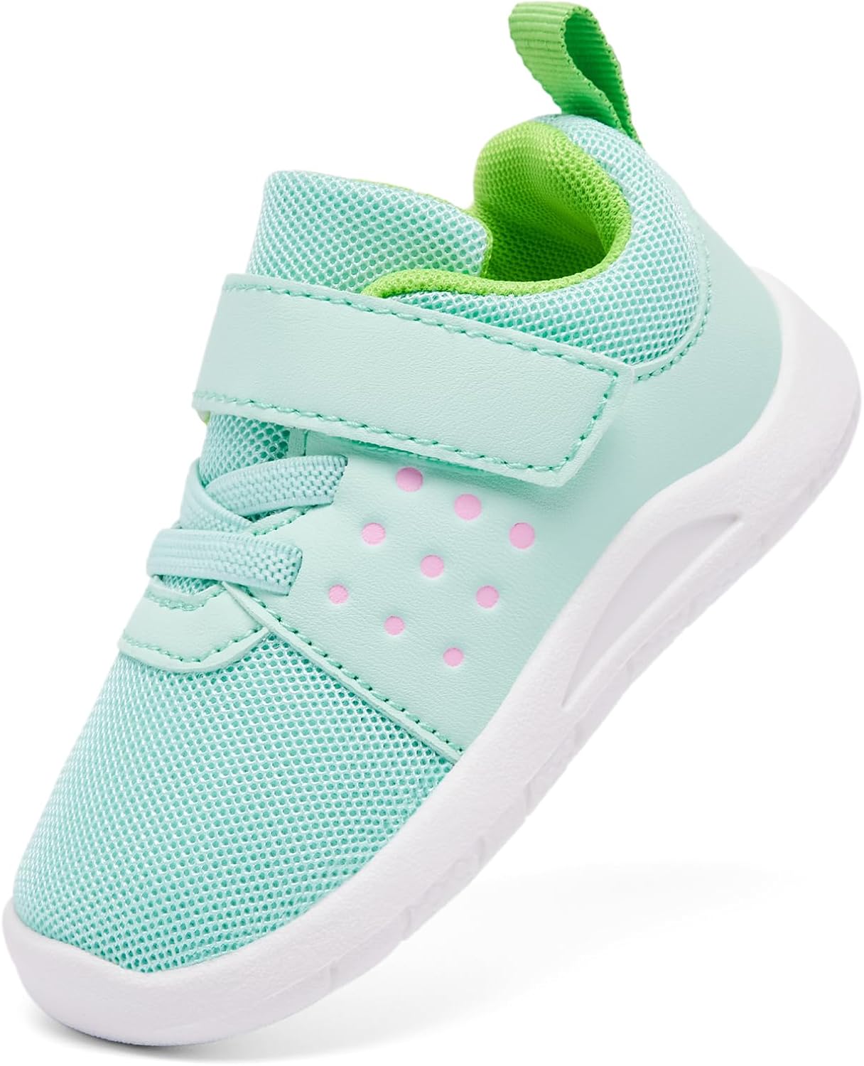 MORENDL Toddler Baby Shoes 0-4 Years Boy Girl Lightweight Breathable Non-Slip Sports Sneakers Running Walking Tennis Barefoot Shoes