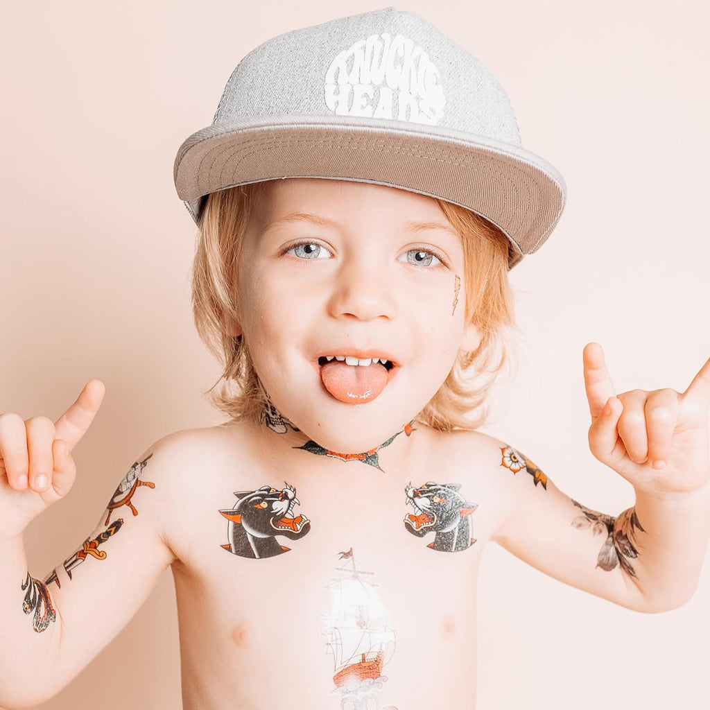 Baby Hats - Baseball Hat, Newborn Youth Flat Brim Mesh Trucker Surf Skate Bubba Bro Fitted Beach Cap Gorros para Bebes