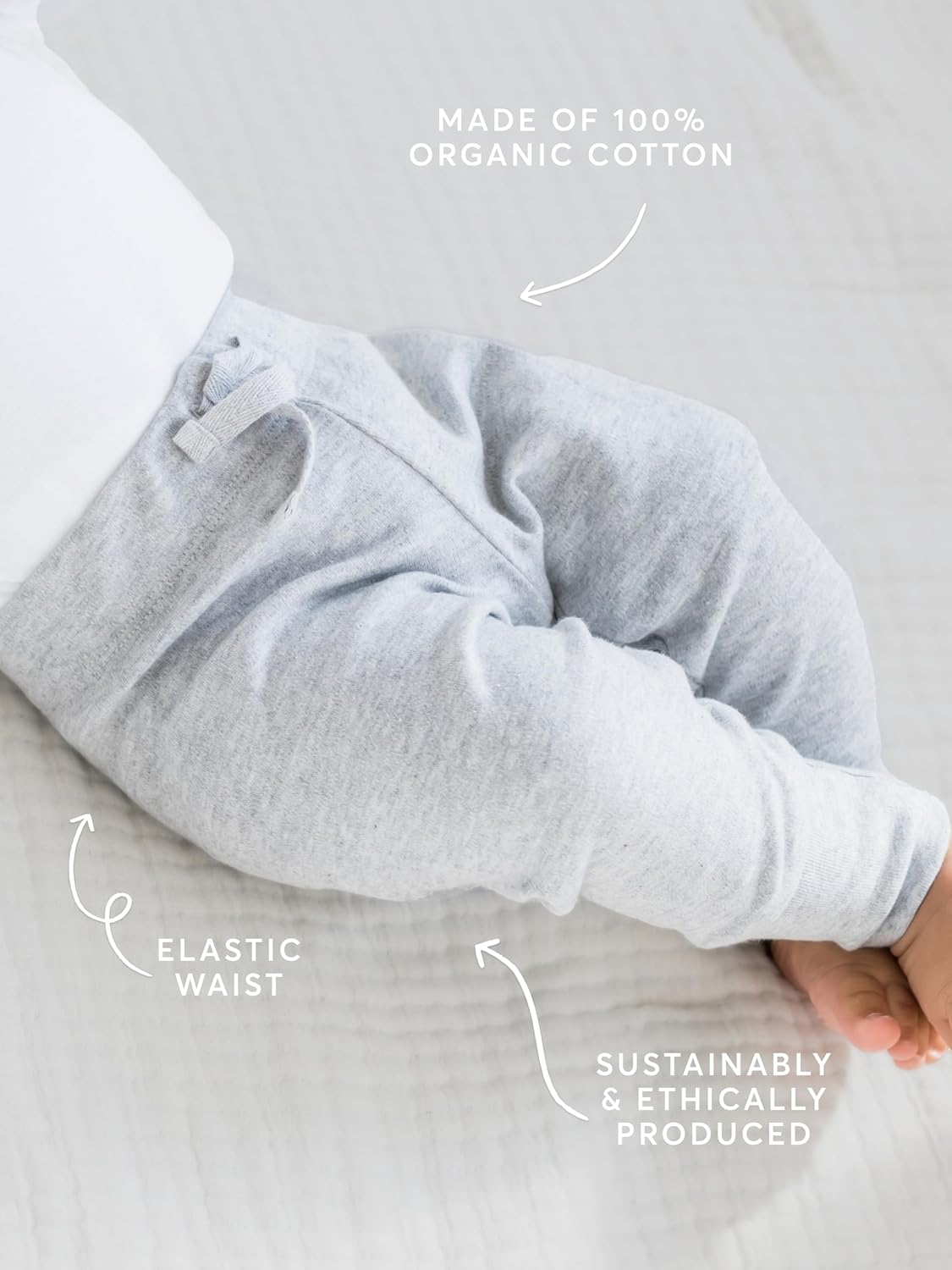 Colored Organics - Cruz Joggers Organic Cotton Baby Pants - Kids & Baby Clothes