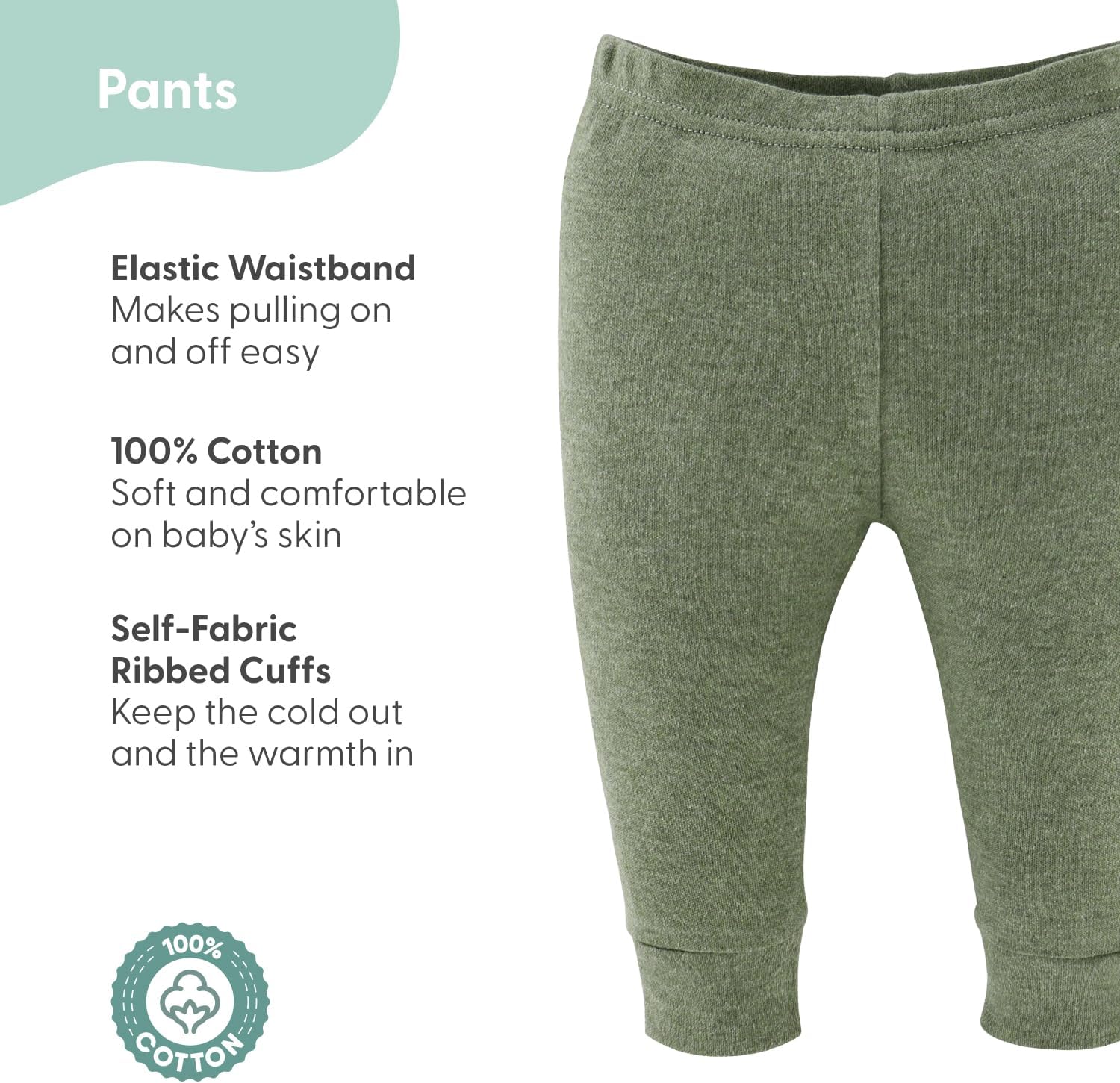 The Peanutshell Baby Pants Boy Girl, Unisex Baby Clothes, Newborn to 24 Month, Infant Joggers, Bottoms, Clothing