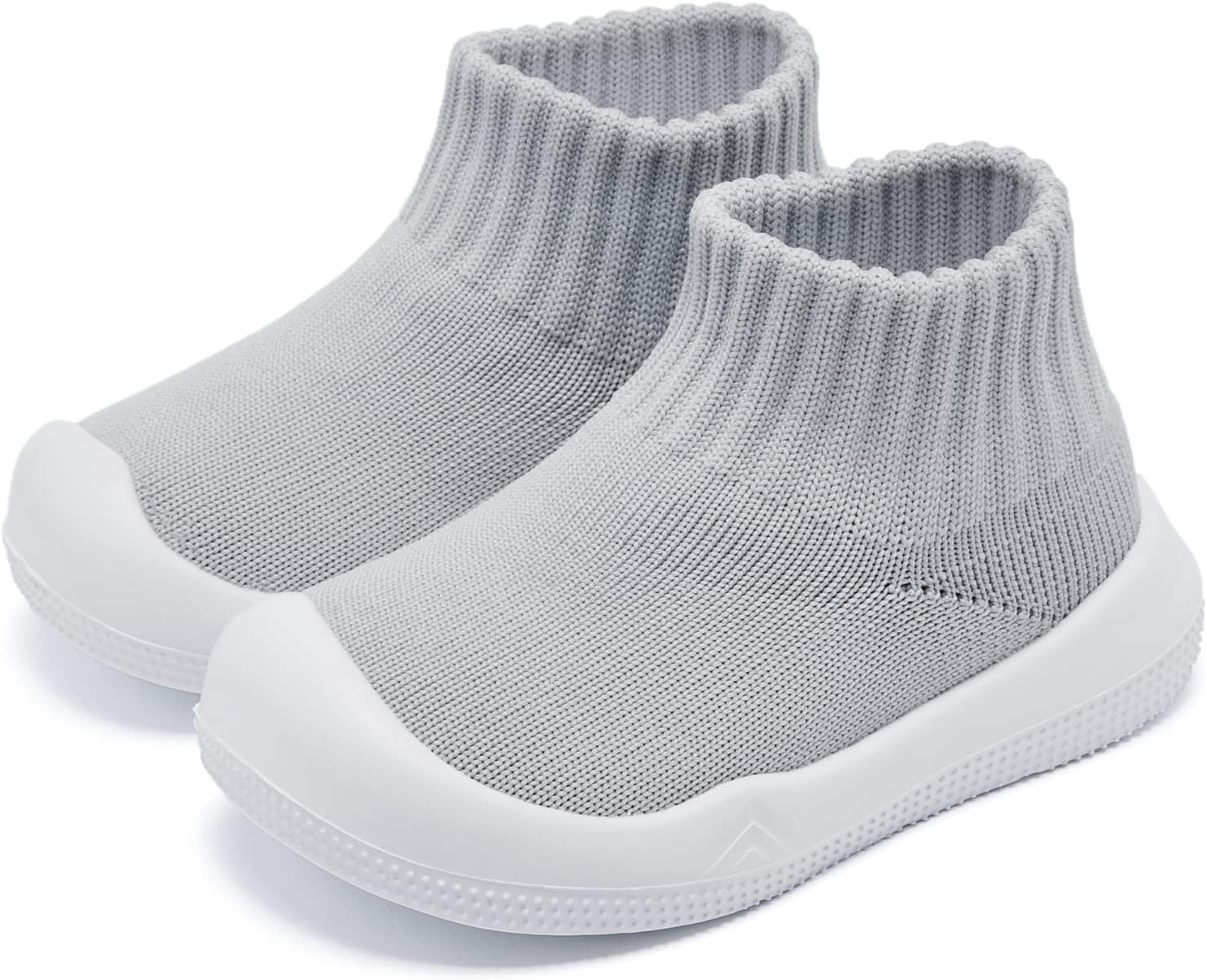 Eashi Baby Boy Girl Non-Skid Indoor Infant Walking Shoes Breathable Warm Elastic Sock Shoes with Memory Sole Protect Toes Outdoor Sneakers