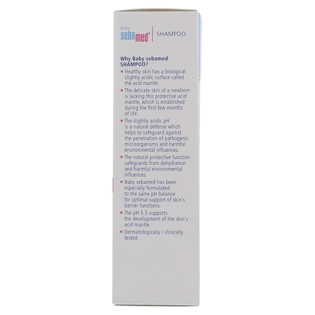 SEBAMED Children's Baby Shampoo Extra Mild Cleanser for Delicate Baby Hair and Scalp (250mL)
