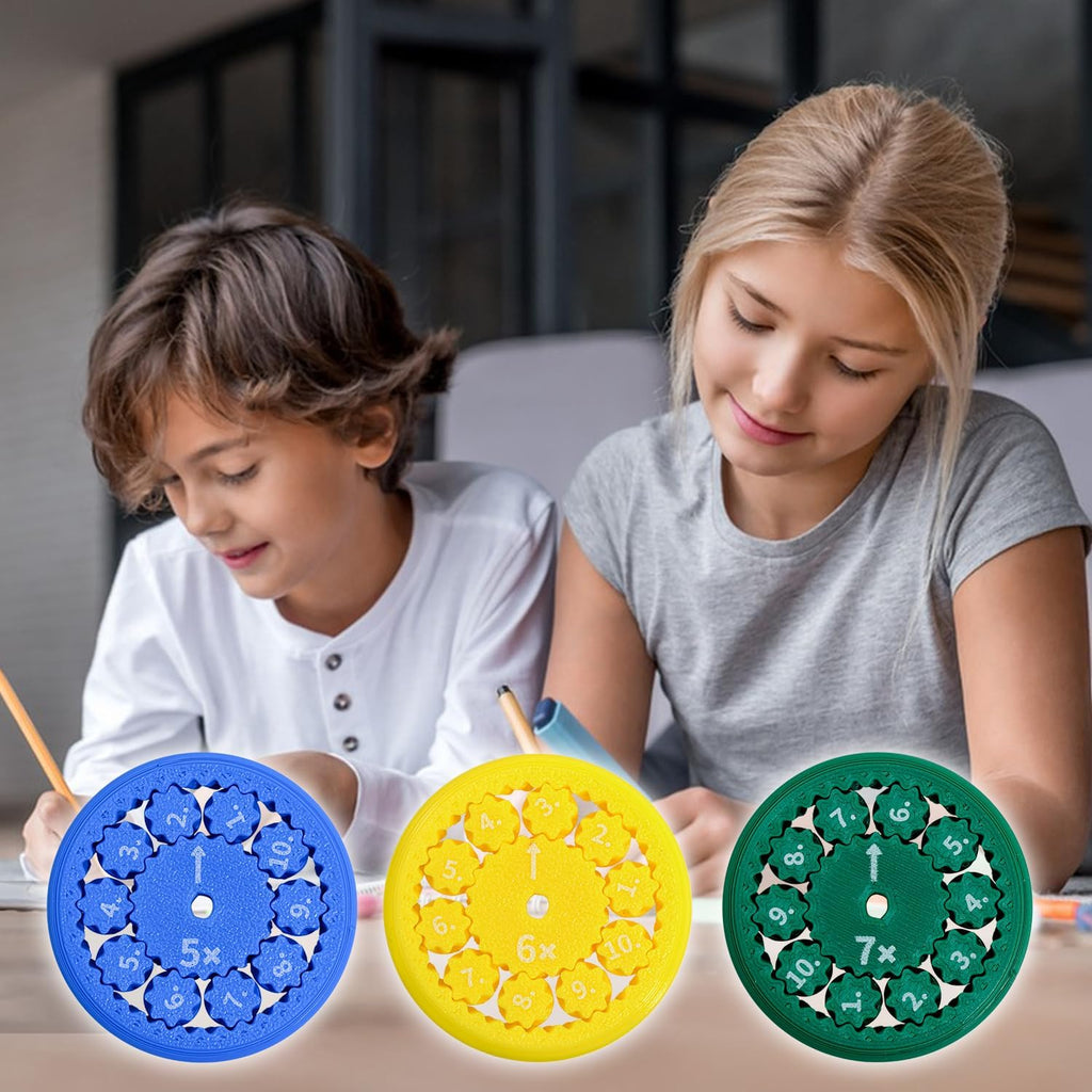 Math Fidget Spinners Educational Math Fact Fidget Spinners Learn Division & Multiplication Early Learning Education Toys