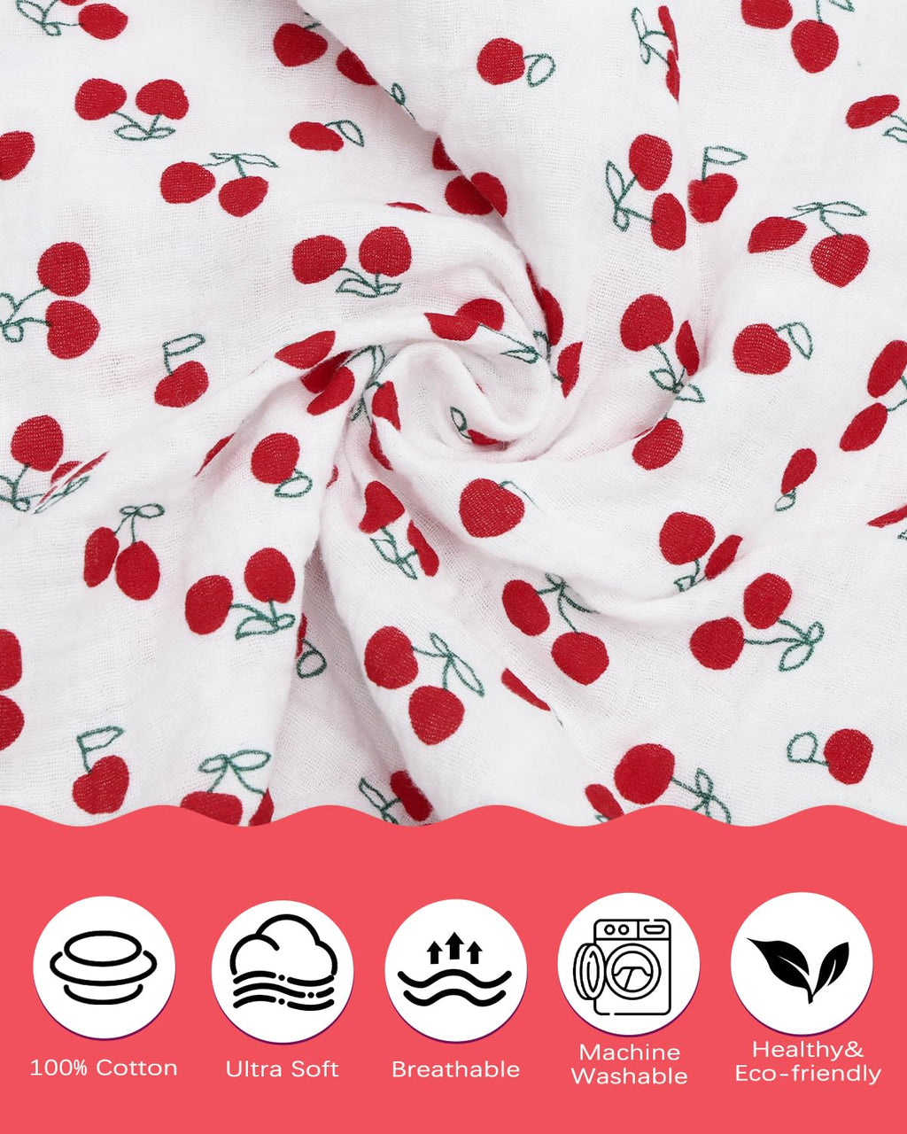 ALVABABY Toddler Pillowcases 2 Pack Muslin Cotton Kids Pillow Cover Fit 13"x 18" or 12"x16" Envelope for Girl Boy Sleepy Travel 2TPM01A