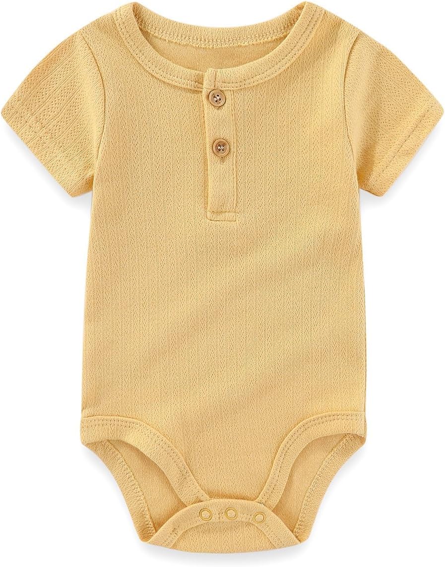 Kiddiezoom Newborn Baby Layette Set 10-Piece with Bodysuits and Pants Set for Unisex Baby Gift Sets