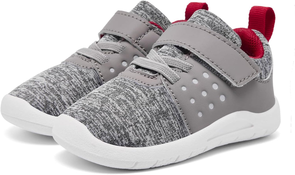 MORENDL Toddler Baby Shoes 0-4 Years Boy Girl Lightweight Breathable Non-Slip Sports Sneakers Running Walking Tennis Barefoot Shoes