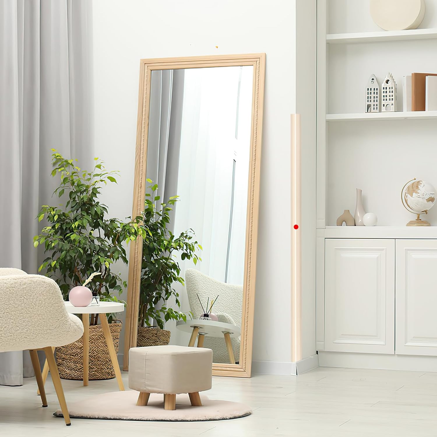 2PCS Wall Corner Protectors Guards - Self Adhesive Corner Protector & Corner Guards for Walls Edge Protection, Easy to Apply - No Tools Needed(Beige, 31.5"x1.18")