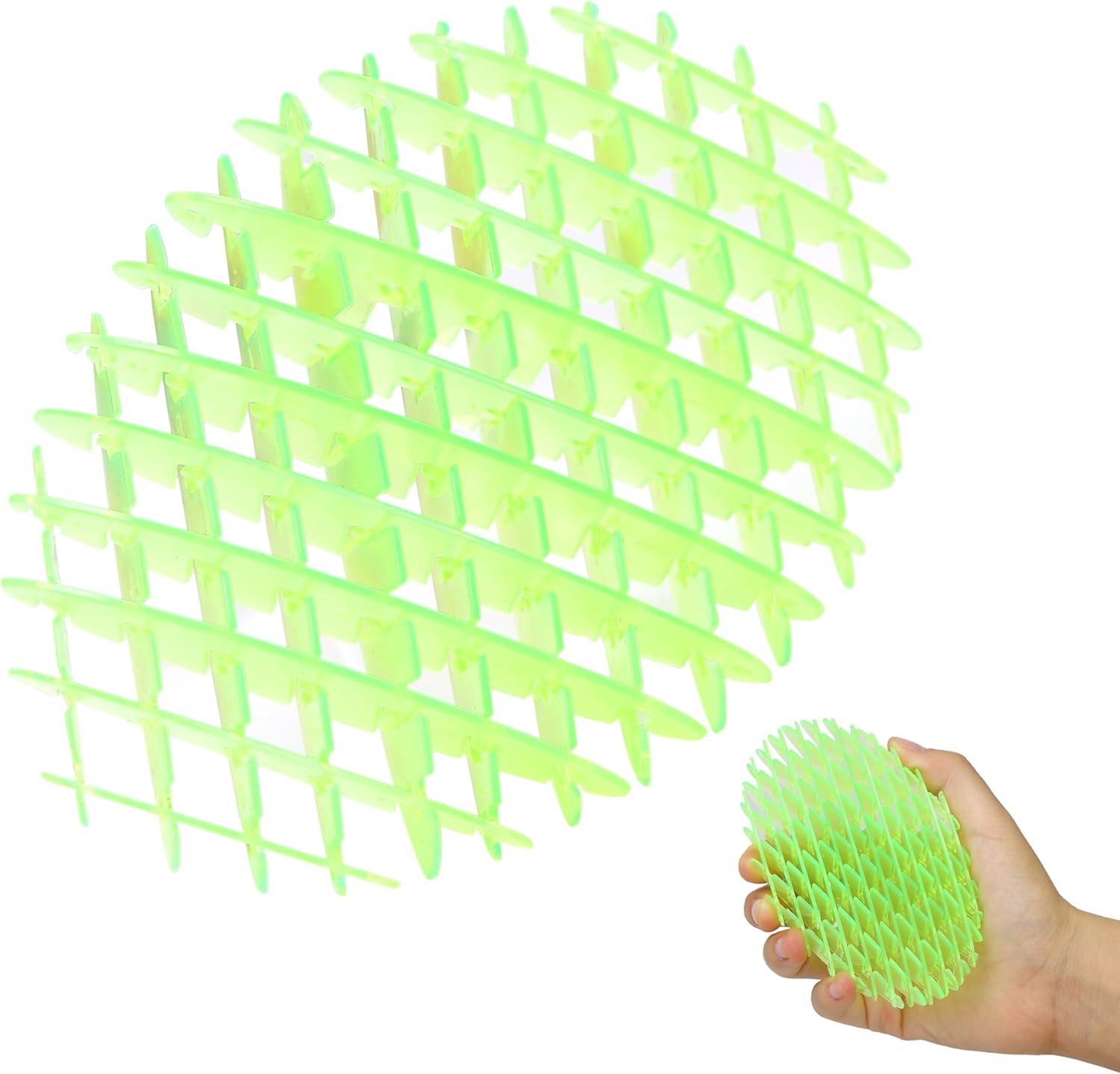 Fidget Worm Toy, 3D Elastic Fidget Toy for Kids Adult Relieving Stress Boredom, Stress and Anxiety Relief Calming Fidgets Desk Toys for Adults,Ideal Gifts (Green)