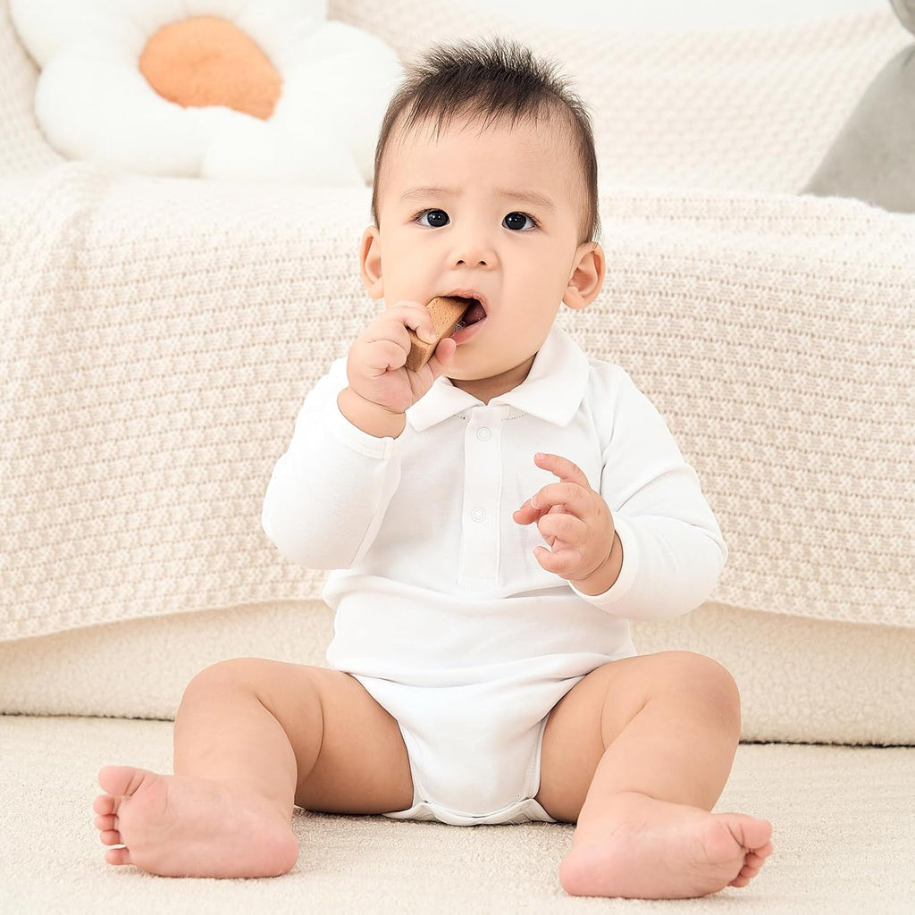 pureborn Baby Boys Girls Bodysuit Super Soft Cotton Romper 0-24 Months