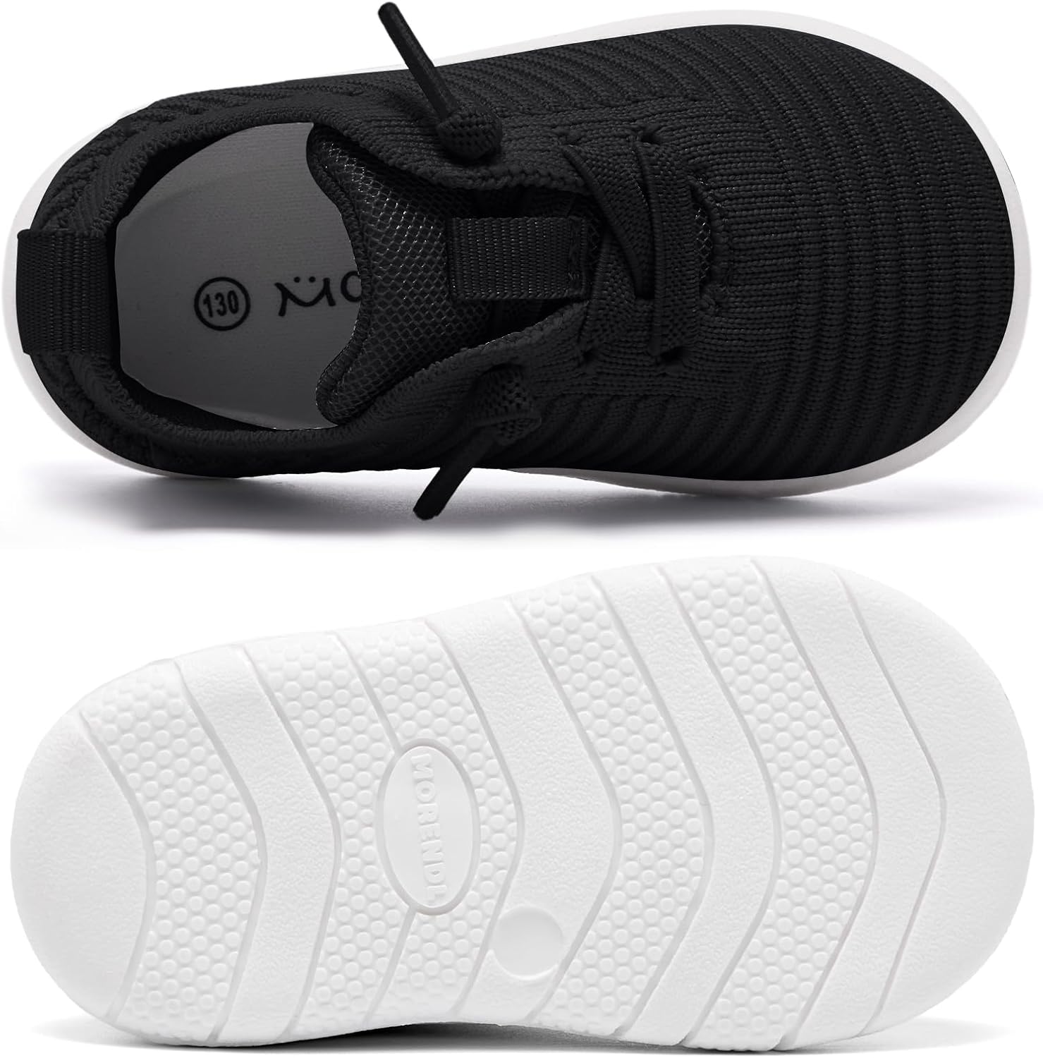 MORENDL Toddler Shoes Baby Walking Sock Shoes Infant Sneakers 0-4 Years Boy Girl Barefoot Tennis Shoe Non-Slip Brethable